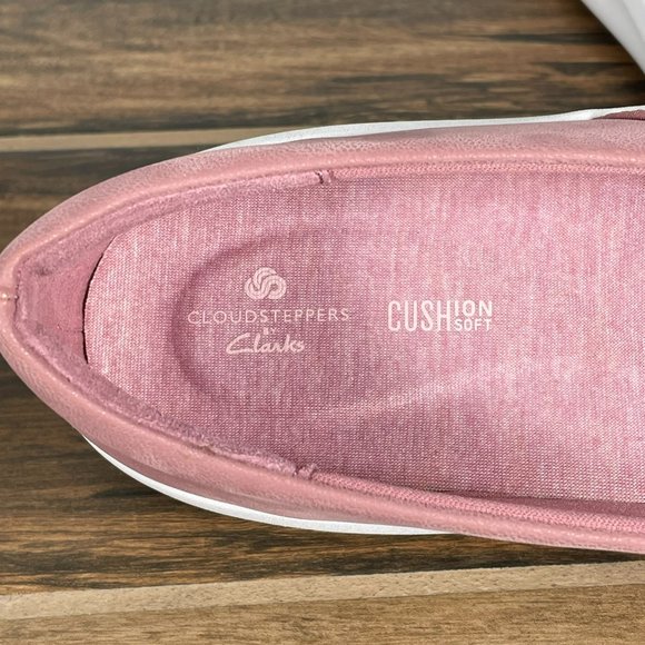 Clarks Sillian 2.0 Moon Women's Size 9.5 Shoes Mauve Wide Slip On Loafer - Picture 8 of 10